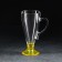 Mug "brightness", glass, 250 ml, color bottom