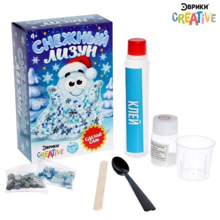 Experiments for children "Snow Lizun"
