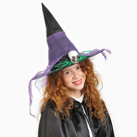 Carnival hat "Witch", Mix colors-5