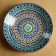 Largan Rishtan ceramics "Patterns", 33 cm, blue, deep