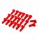 Set of decorative clothespins "hearts" set of 20 pcs.