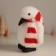 Decor "Penguin in a striped scarf" 17x12x10 cm