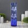 Vase "Cylinder" D 80*H 300 mm. from blue glass (manual painting) Fig. No. 7 (Bel.)