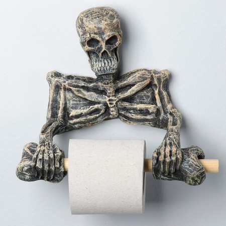 Skeleton toilet holder 18x22cm