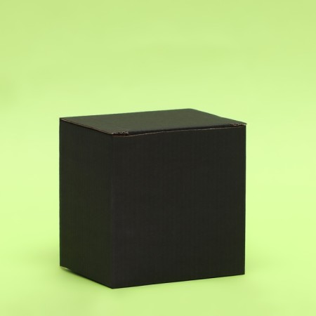 Box under a mug, without a window, black 12 x 9.5 x 12 cm-1
