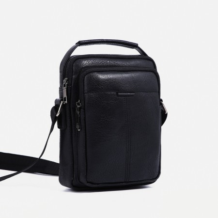 Male bag, black color-1