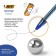 Ballic handle BIC "Cristal Exact", 0.7 mm, blue ink, tinted case, medium line of writing