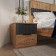 Covereign cabinet "Div", 432 × 450 × 450 mm, facades MDF, color of oak vanan / graphite