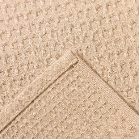 Toward "Dolyana" col. Beige 35x60 cm, 100% hl., large waffle 220 g/m2-2