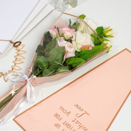 Package for flowers "The most beautiful", powder, 28 x 9 x 43.5 cm-1