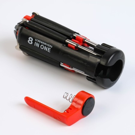 The lantern is multifunctional, multitul 8 in 1 "Master for all hands", 6led, 7 screwdrivers, 4x10 cm-3