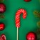 Caramel on the stick "Trost mini red/white", 15 g