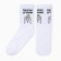 Women's socks "I work for days", white color, size 36-40