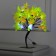 LED Lilia Yellow Lilies 30 cm, 32 LED, blinking, 220 V, glow of multi (RG/RB)
