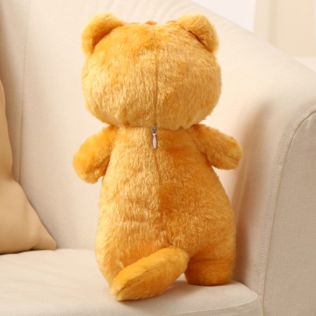 Soft toy "cat", 30 cm, beige color-2