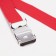 Building belt, width 3 cm, bundle clamp, red color