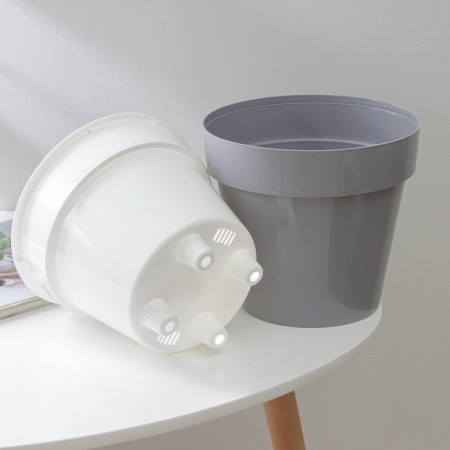 Kashpo for flowers with an insert "Porto", 3.5 l, color gray color-1