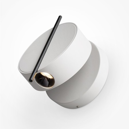 Bra Maytoni Mod180wl-L4W3K, LED, 4W, 6.65x10x14 cm, 200lm, white color and brass-2