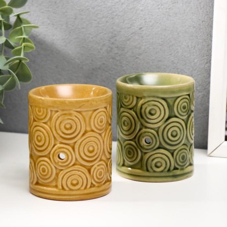 Aroma lamp ceramics "Galaxy" mix 8x6.5x6.5 cm-1