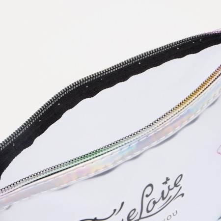 Lightning cosmetic bag, transparent color-3