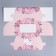 Capcake box, confectionery packaging with a window, 2 cells, "flowers", 16 x 10 x 10 cm