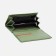 Women's wallet on magnets, green color