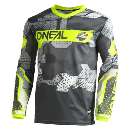 Jersey O’Neal Element Camo v.22, Children's, size S, gray, yellow