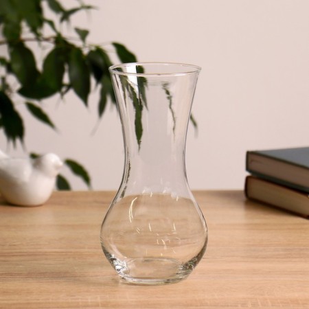 Vase "Vesna" 18/5 17x8 cm, 0.67l 2590 Transparent