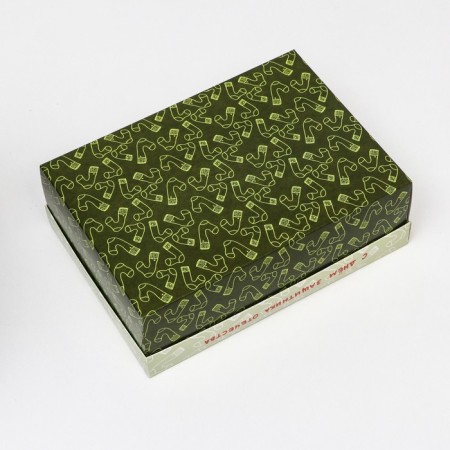 Folding box, "festive socks" 24 x 17 x 8 cm-4