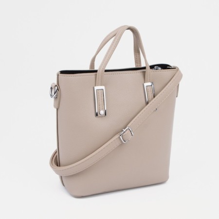 Lightning bag, beige color-1