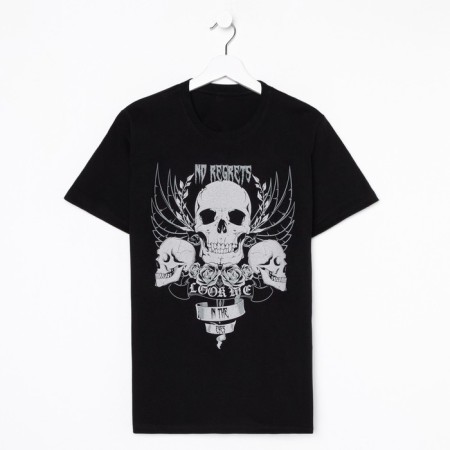 Men's T -shirt KAFTAN SKULL r. 54, black-5