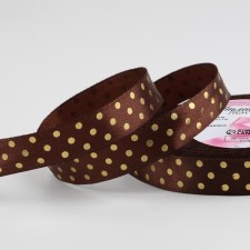 Satin tape with embossing 