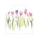Apron kitchen with a photo print "Flowers of spring", adjustable, size OS