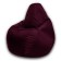 The hand-bag “pear” is positive, size m, diameter 70 cm, height 90 cm, oxford, burgundy color