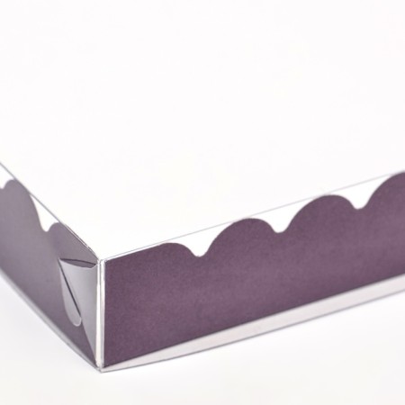 Box for cookies, lilac, 20 x 20 x 3 cm-2