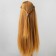 Hair for dolls "straight with pigtails" size is small, color 27