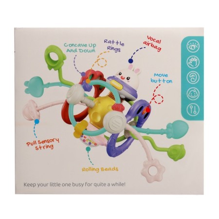 Developing toy "rabbit", with pulls-11