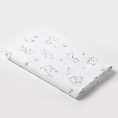 Flanel diaper, size 75x120 cm, color mix, 170 g/m, cotton 100%-2