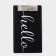 Rapid rug Ladom, 45 × 75 cm, PVC, black color
