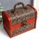 Casket wood chest "Book" 10.5x15x9 cm