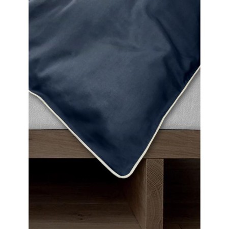Satin Luxe Crystiller, size 200x220 cm, dark blue color-2