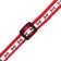 The collar of a reflective with paws 30 x 1 cm, kapron, mix of flowers