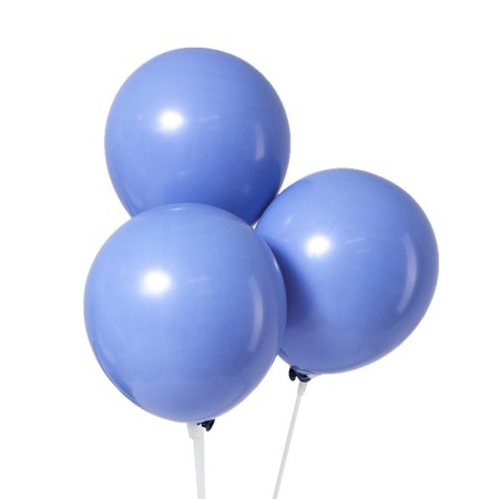 Latex ball 12 "Makarun", set of 100 pcs., Gray color-1