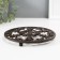 Souvenir cast iron stand "Lily" 18x18x1.5 cm