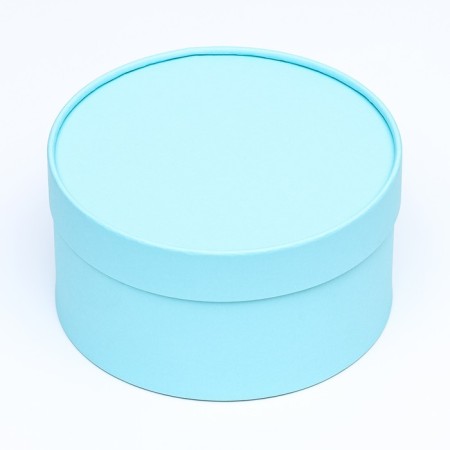 Gift box "Aquamarine" Blue, hooked without a window, 21x11 cm-1
