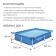 Steel Pro frame basin, 221 x 150 x 43 cm, 56401 Bestway