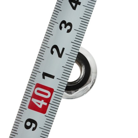 Nut m10x1.25 18, hex17, cone, open, ch, h-1018-5