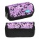 Penal soft, 2 compartments, 95 x 205 x 70 mm, voluminous, Devente Lilac Chic, Velcro sulfur