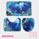 Bath and toilet rugs "Dolphin", 3 pcs: 35 × 39, 40 × 50, 45 × 75 cm