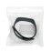 Mi Band 3/4 Luazon fitness bracelet strap, ribbed, black